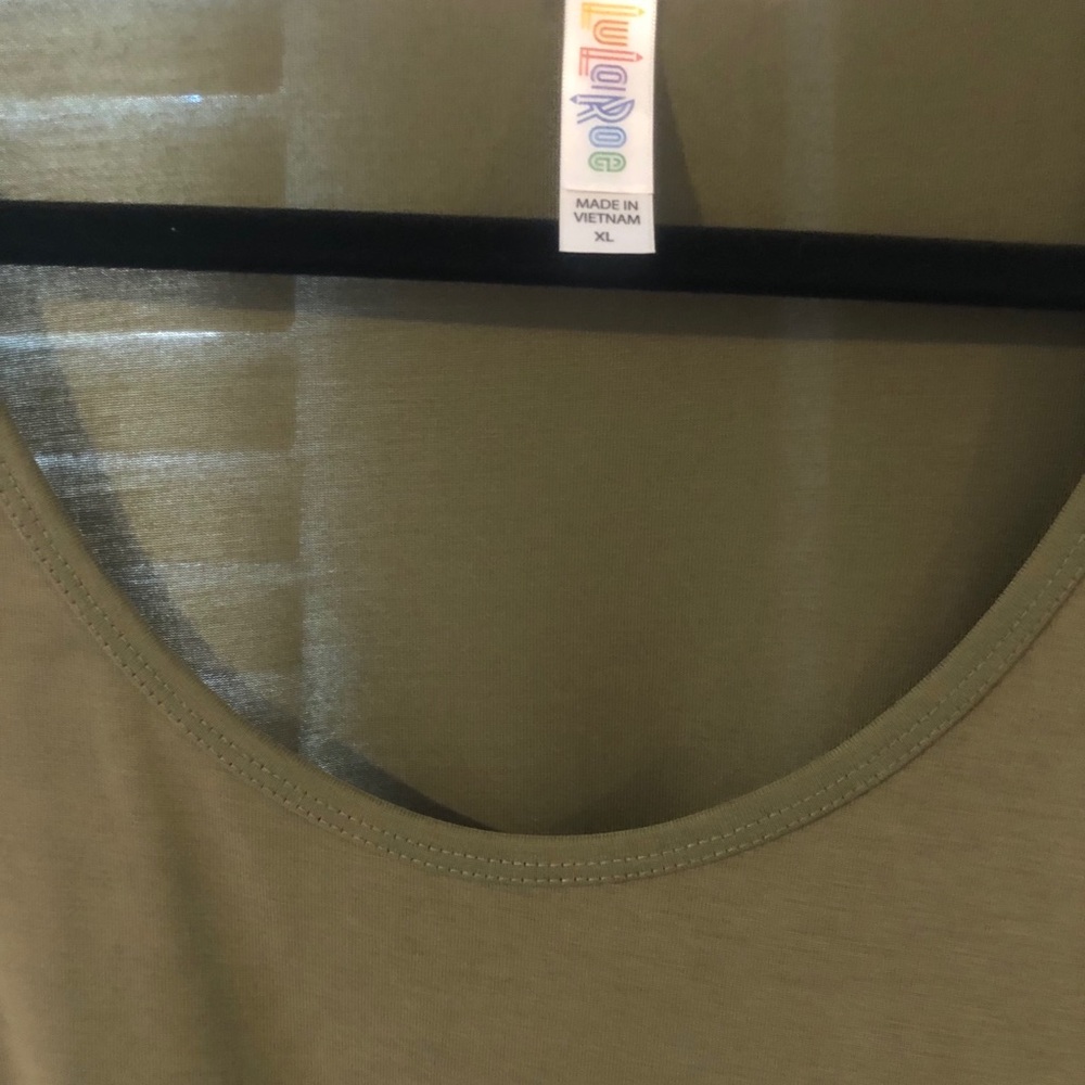 LuLaRoe Olive Green Top
